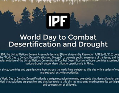 The IPF:World day to combat desertification and drought