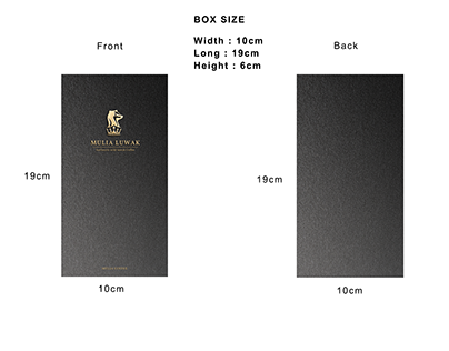 Package Design - Kopi Luwak Leather Box