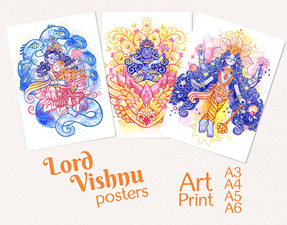 Lord Vishnu posters