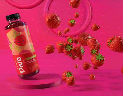 Fruit Juice 3D Commercial