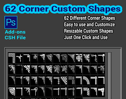 62 Corner Custom Shapes