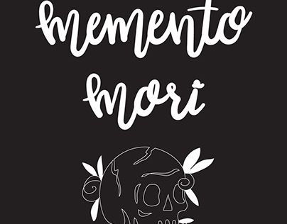 Remember that you will die / Lettering