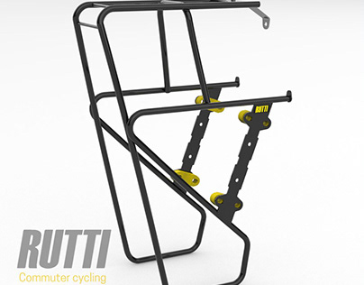 Bicycle front rack for RUTTI®