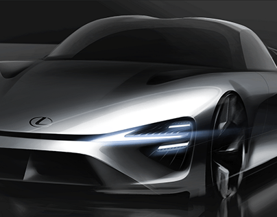 Lexus BEV Sport Concept Sketches