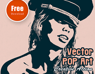 Vector Pop Art Photoshop Action Free Download
