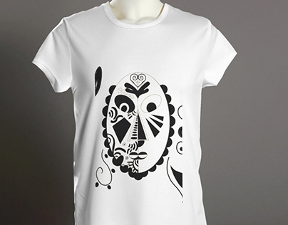Oval goddess urbahn99 t-shirt mock-up