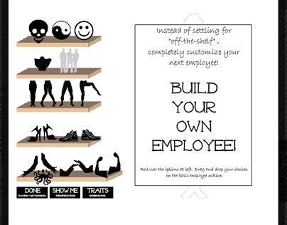 Build Your Own Employee Flash game