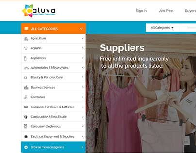 Caluva E-commerce Project