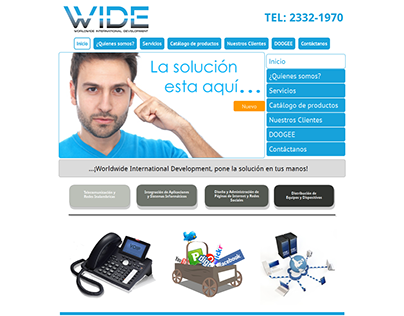 Diseño web www.wid-e.com
