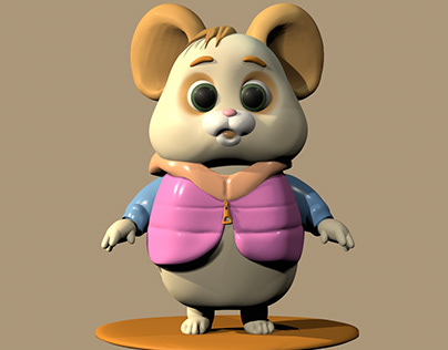 Project thumbnail - 3D Little Mouse Character Design