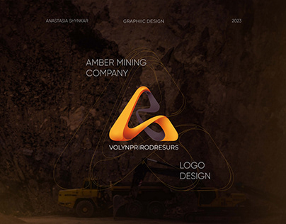Logo | Graphick Design | Amber Mining Utlity Company