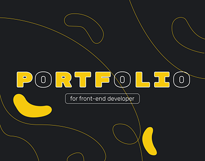 Portfolio design for frontend developer