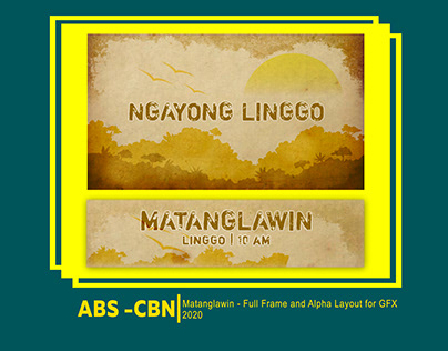 ABS-CBN Matanglawin GFX Layout