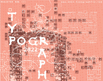 Typographics 2022 Poster Design CD200-2
