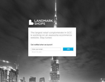 LandmarkShops - Coming Soon Page