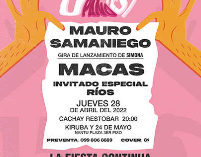 Poster - Concierto de Mauro Samaniego
