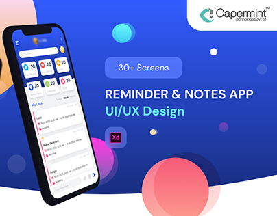 Mobile app for Reminders & Notes
