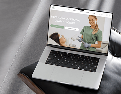 Landing page for Laser hair removal clinic