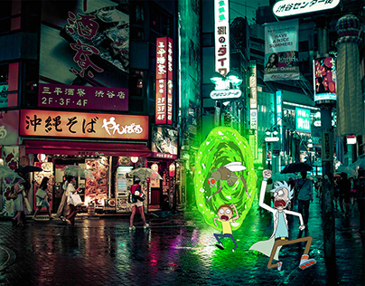 Rick and Morty in Tokyo