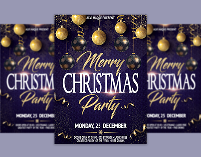 Merry Christmas Party | Flyer Design