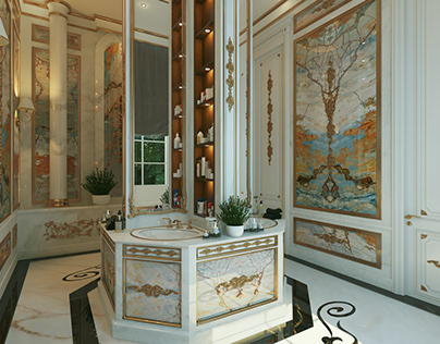 Guest Bathroom For Private Villa ( SAUDI ARABIA )