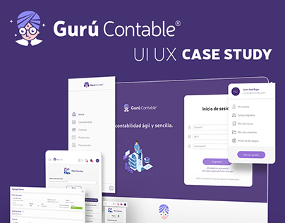 Guru Contable - UI UX Case Study