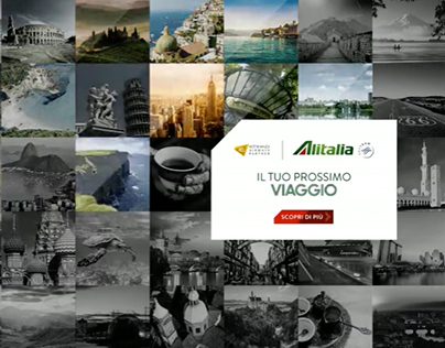 Alitalia - WeTransfer Interactive Wallpaper