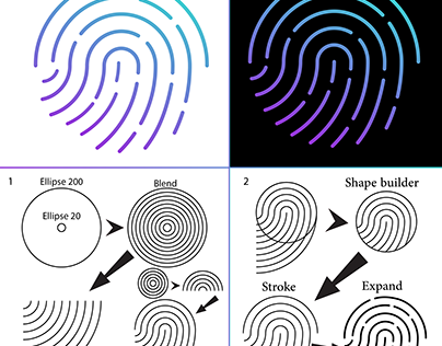 Project thumbnail - fingerprint Logo Design