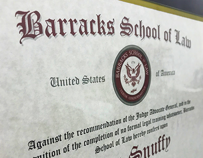 Barracks School of Law Degree
