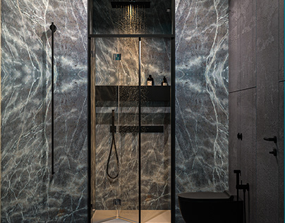 Project thumbnail - Grigio Collemandina Marble Shower