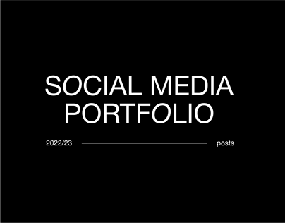 Social media portfolio