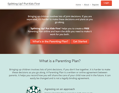 DfE/DWP/OnePlusOne - Parenting Plan tool - 2014