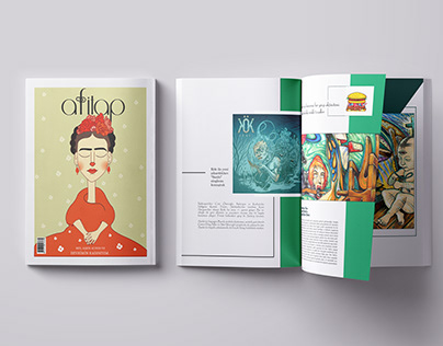art magazine design