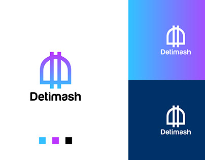 creative modern minimalist tech and crypto logo design