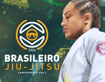 Arte para o Campeonato Brasileiro de Jiu-Jitsu 2024