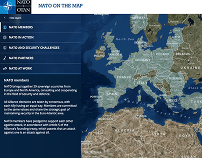 NATO On The Map for NATO