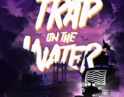 Trap On The Water Halloween Party Digital Flyer