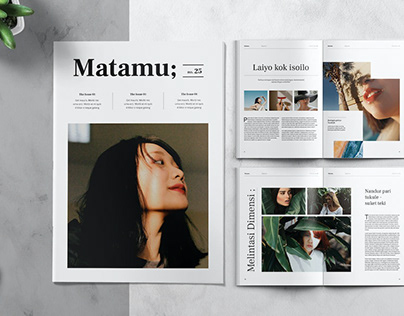 MATAMU - Clean and Minimalist Magazine Template