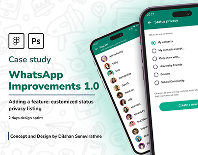 WhatsApp Improvements 1.0 | UX Case Study