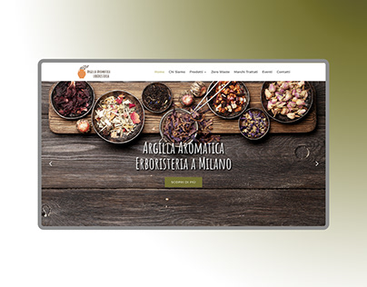 Argilla Aromatica | ux/ui web design