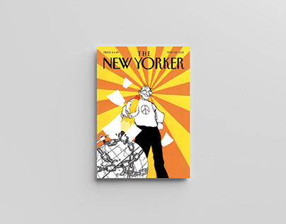 Mockup portada de revista "The New Yorker" Quino