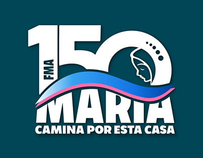 Logo 150 años Hijas de María Auxiliadora