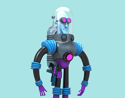 Mr Freeze - Illustration 3D - 
Zbrush+Keyshot