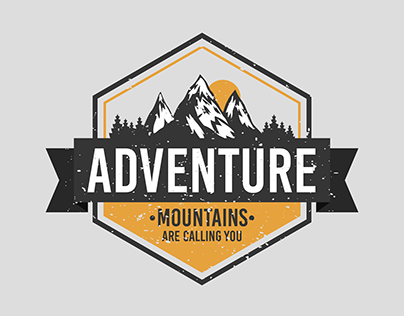 Logo for an adventure club