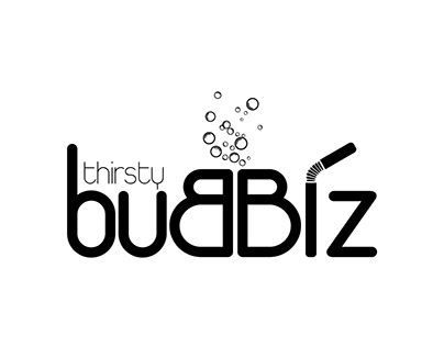 Thirsty Bubble logo Design