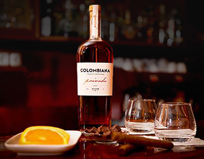 Colombiana Privado Rum | Label