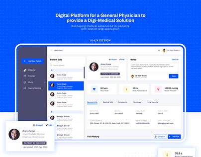 Custom Web App Design for a Physician (Healthcare)
