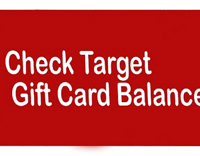 Check Target Gift Card | Target Gift Card Balance