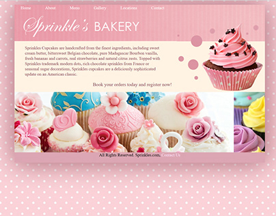 Cupcake Web Design