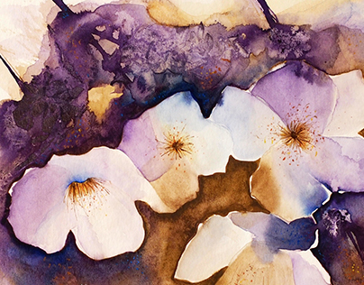 Watercolor flowers I